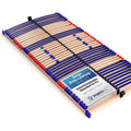 Stabiler Lattenrost 100% Lattenrahmen - nicht verstellbar Schwarz buche 90x200cm starr - SCHULTERFRASUNG 7 Zonen gh9550725