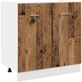 Spuelenunterschrank Altholz-Optik 80x46x81,5 cm 5 cm Holzwerkstoff up2417916