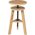 Zeichenhocker mit Verstellbarer Hoehe Hocker bis zu 100kg Kuenstlerhocker holz Buero- und Atelierhocker Buchenholz ideal fuer px3985462