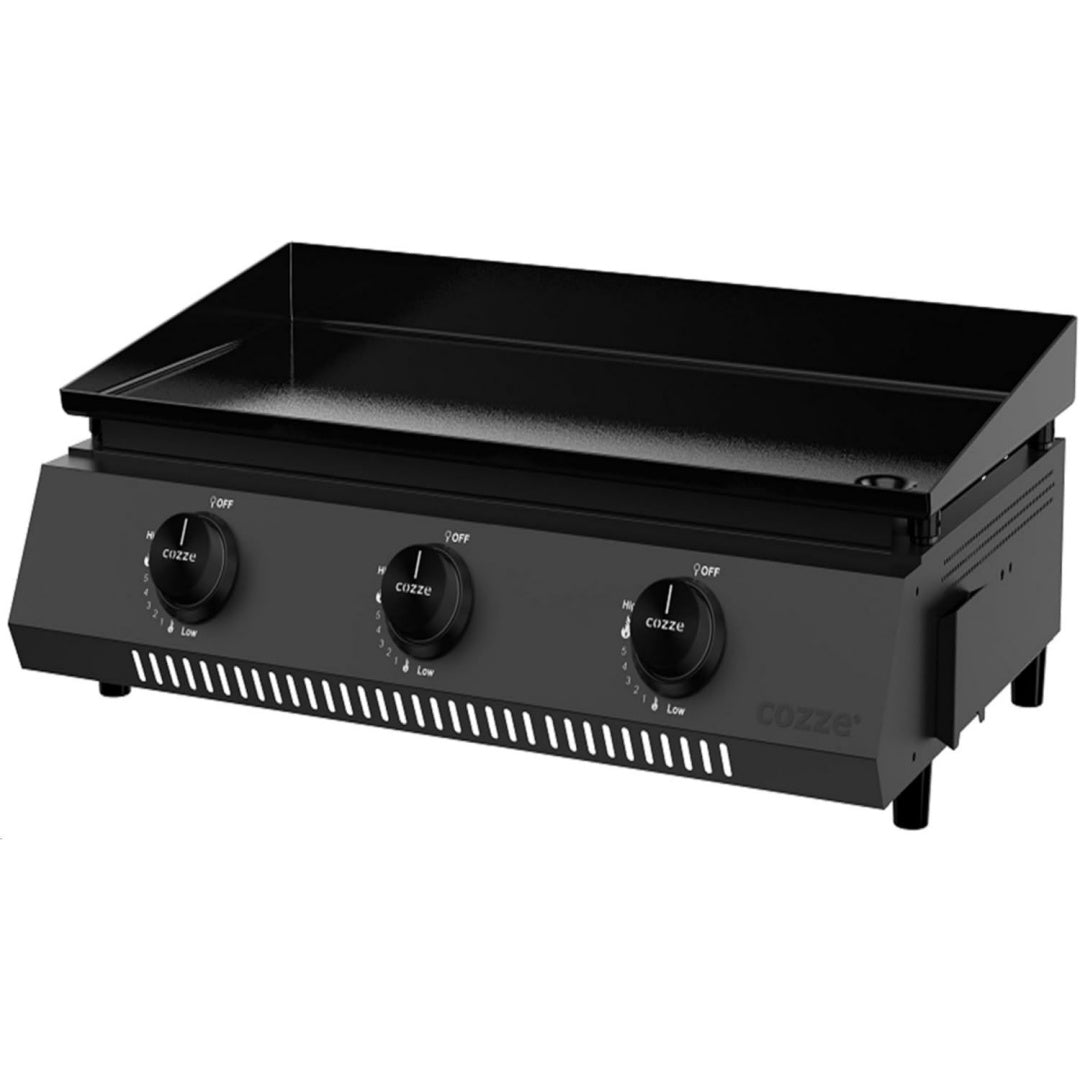 G-700 Plancha Grill Tragbar mit 3 Brennern (50 mbar) - DE+AT inkl. Regler und Fettauffangbehaelter Kleiner Grill fuer Balkon Terrasse Garten Mini sh9142647